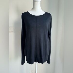 Halogen High Low Sweater Silk Blend Women’s Small Lightweight Minimalist Office